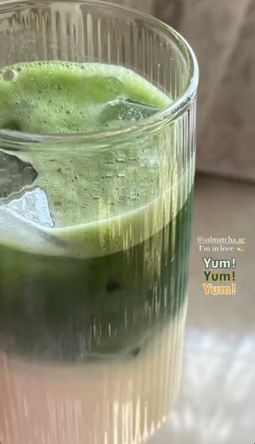 Customer photo review of Premium 1st Harvest Ceremonial Grade Matcha zip lock bag (30 g)