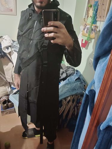 Customer photo review of NEV Medieval Retro Irregular Ribbons Long Cloak