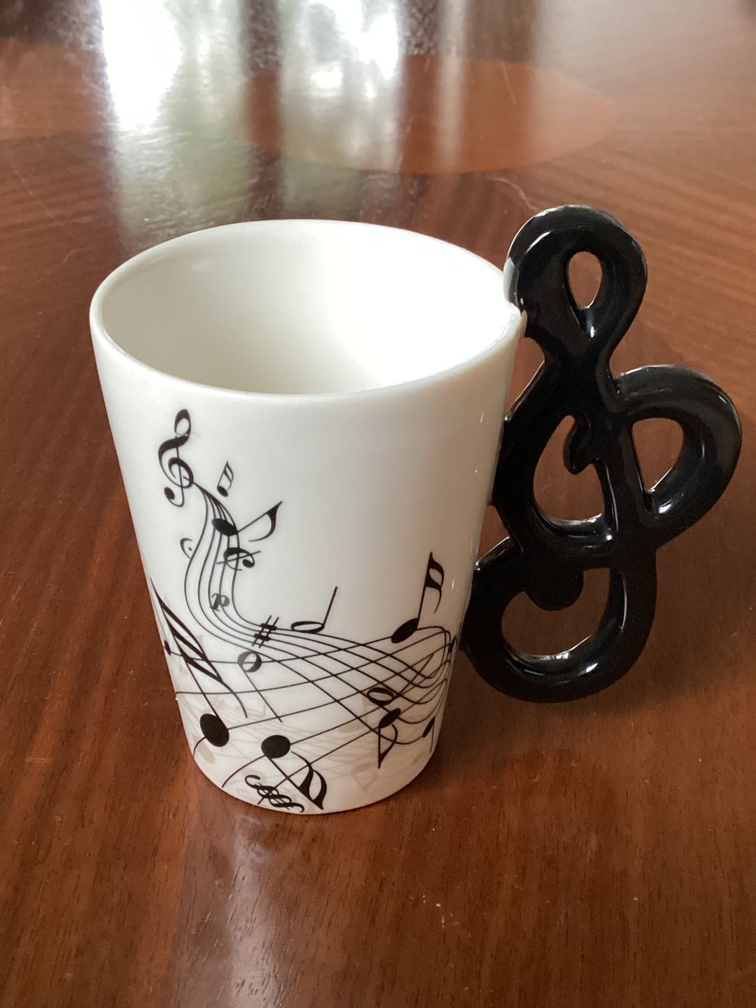 Customer photo review of Originelle Tasse - Violinschlüssel