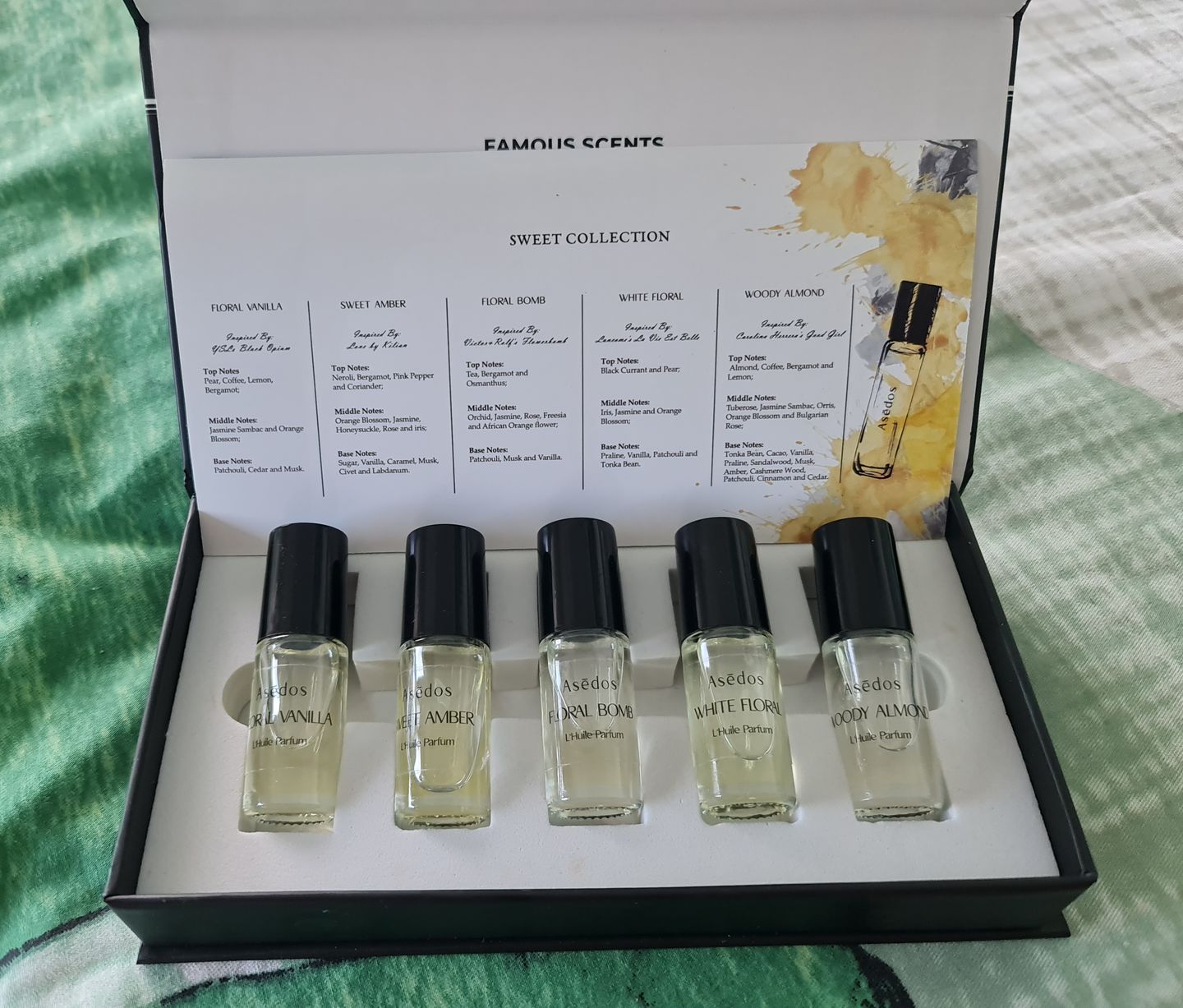 Customer photo review of Asēdos Perfume Oil Collection - Sweet