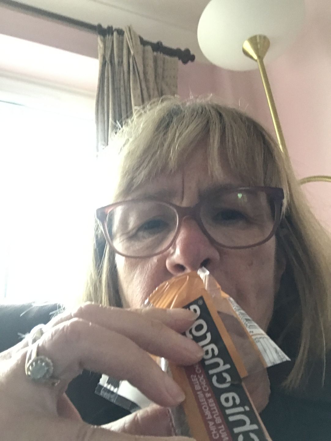 Customer photo review of White Choc & Raspberry / Peanut Butter & Choc Chip Protein Bites 50g - 10+2 Free