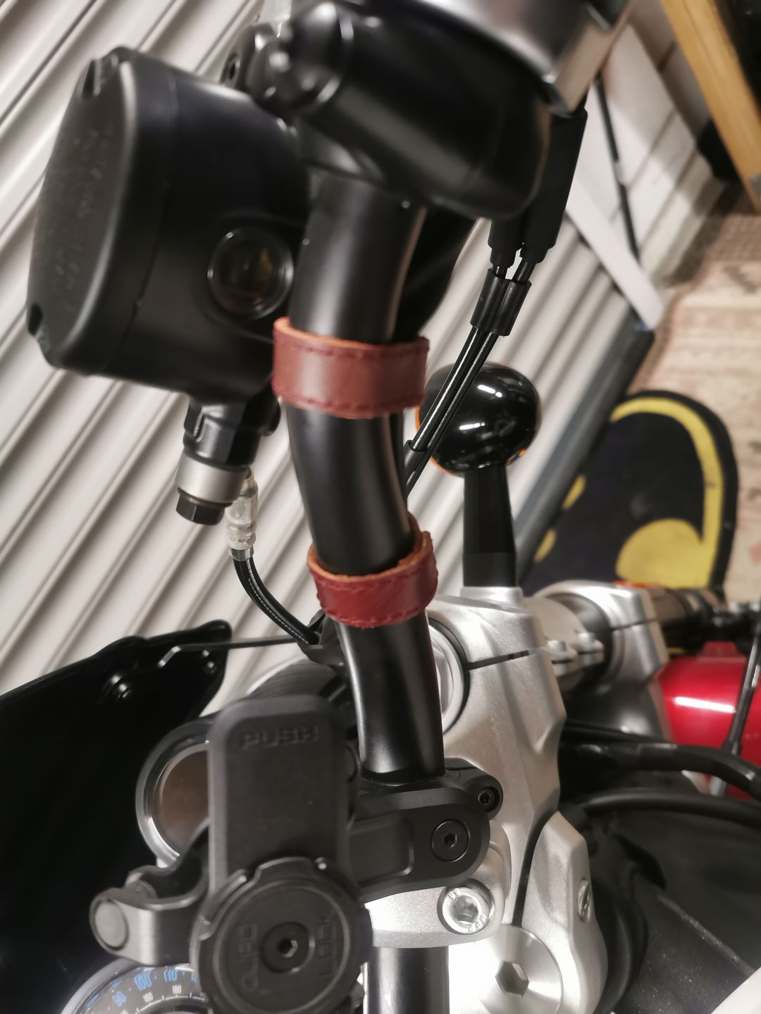 Customer photo review of cable wraps