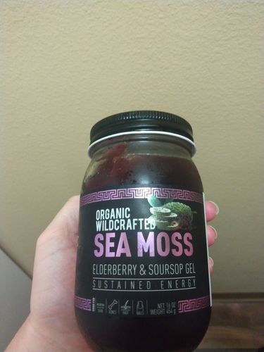 Customer photo review of Elderberry and Soursop Infused Sea Moss Gel