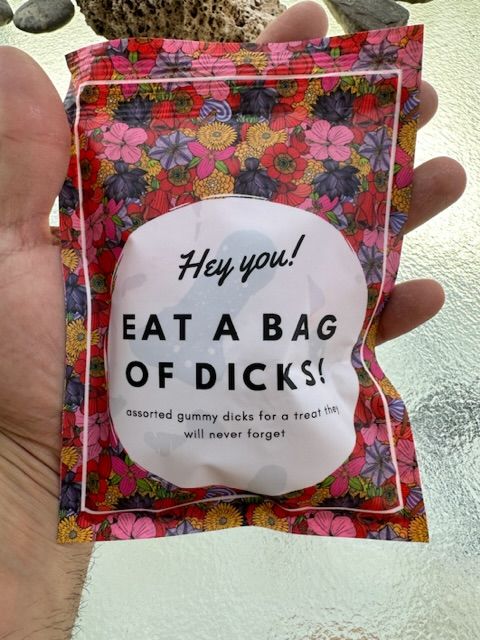 Customer photo review of Premium Bag Of Gummy Dicks
