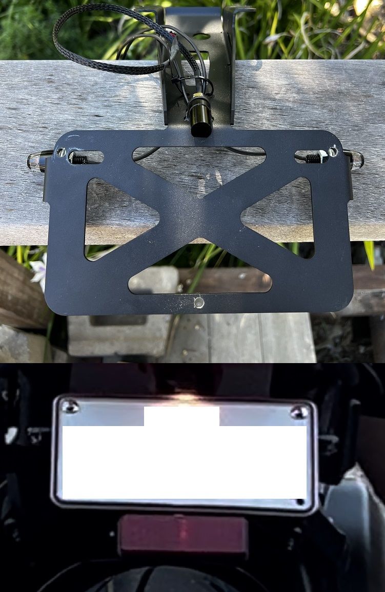 Customer photo review of XSR900 Tail Tidy Kit - 2022+