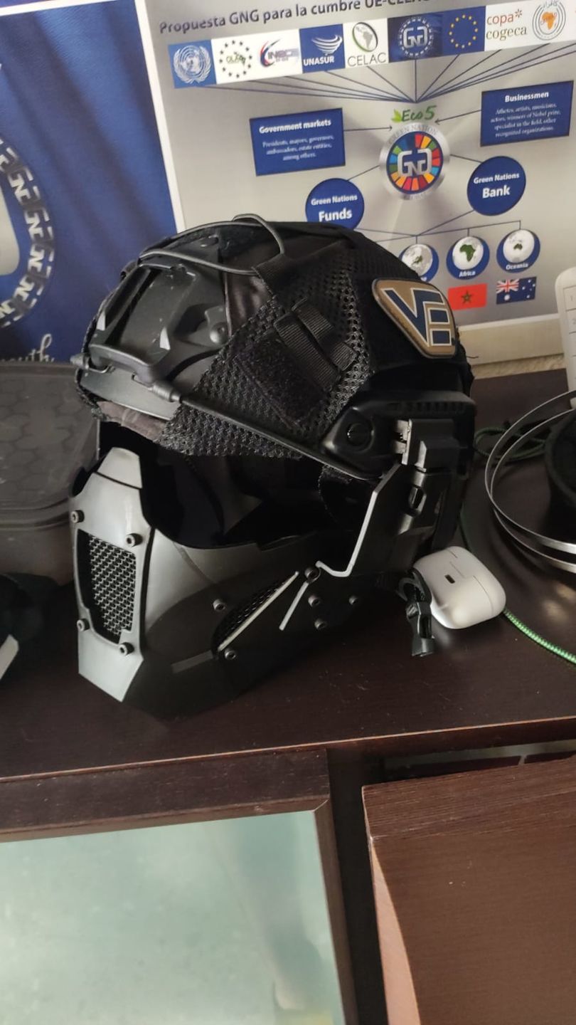 Customer photo review of Housse de casque militaire