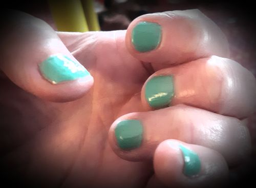 Customer photo review of Longwear Nail Polish - Jester