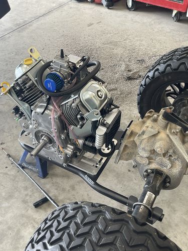 Customer photo review of Predator 22hp Installation Kit for 1998-2013 Club Car DS