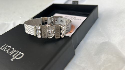 Customer photo review of Mesh bracelet silver