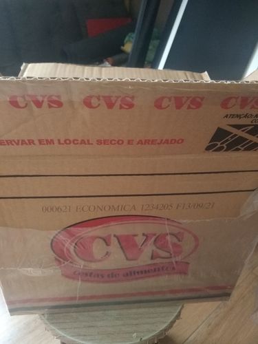 Customer photo review of Cesta Básica Econômica Kit