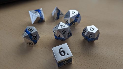 Customer photo review of Lavastream white & blue