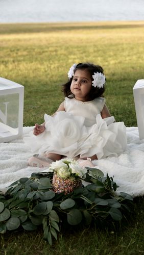 Customer photo review of Baptism Dresses Baby Girl Princess Dress Summer White Puffy Girl Dress Christening Dress