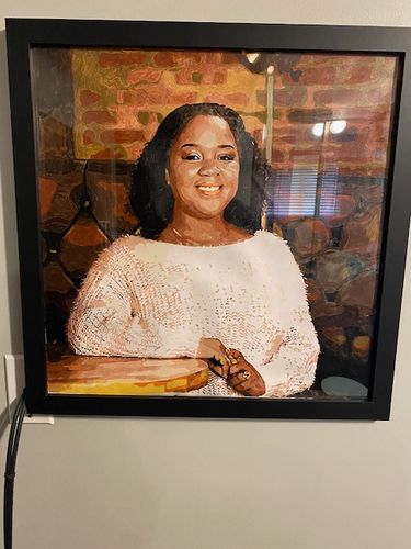 Customer photo review of Custom Paint By Numbers Kit - Upload Your Photo - Brush Set Included