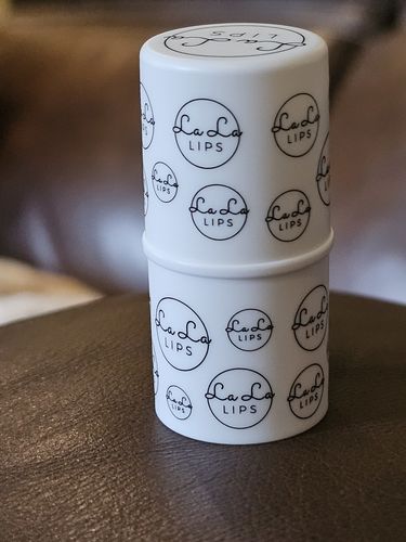 Customer photo review of La La Lips - Moisturizing Lip Balm