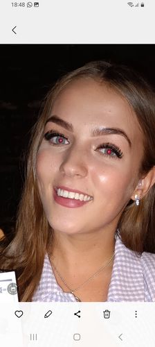 Customer photo review of L.W.I Flick & Stick Russian Lash Set