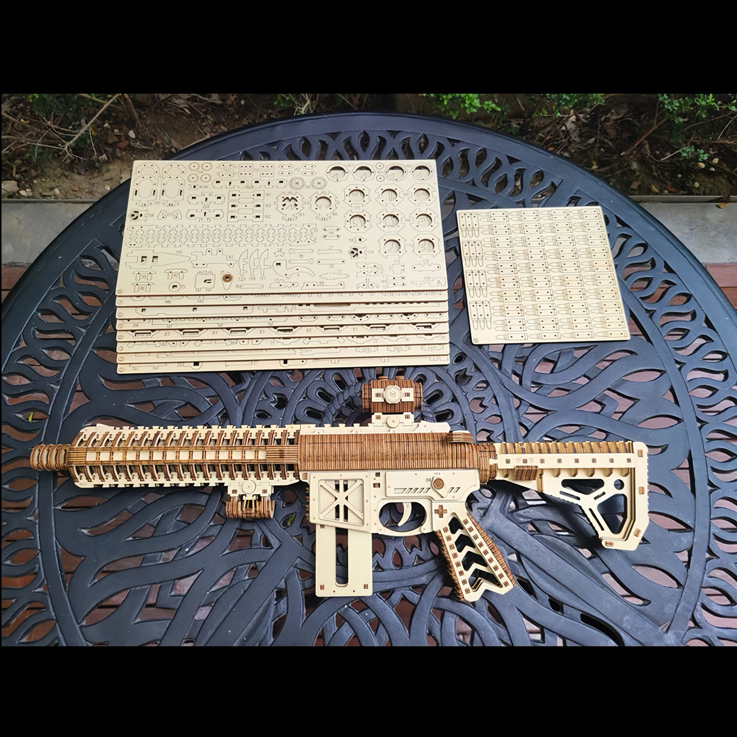 Customer photo review of rokrgeek M4 3D wooden puzzle