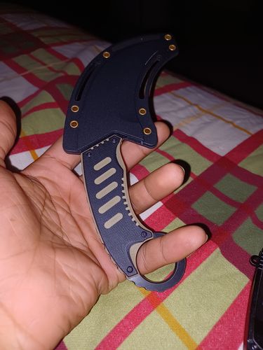 Customer photo review of 8" Military Tactical G10 Karambit