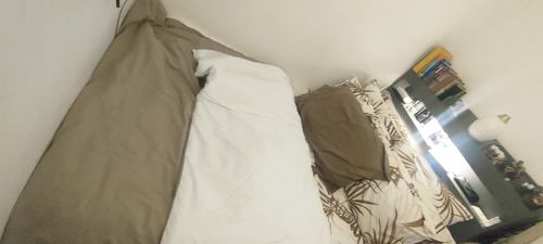 Customer photo review of TWO-TONED DUVET COVER