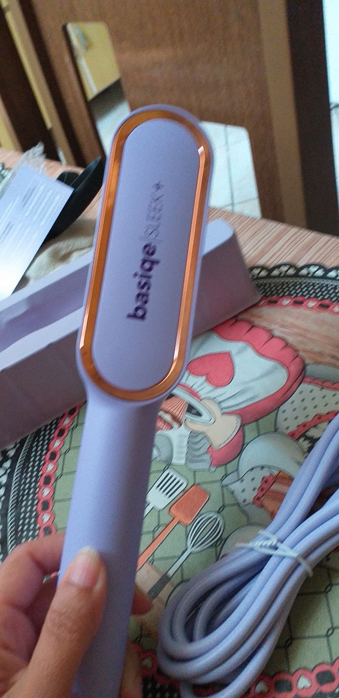 Customer photo review of SLEEK PLUS | Escova Alisadora + Clip Finalizador