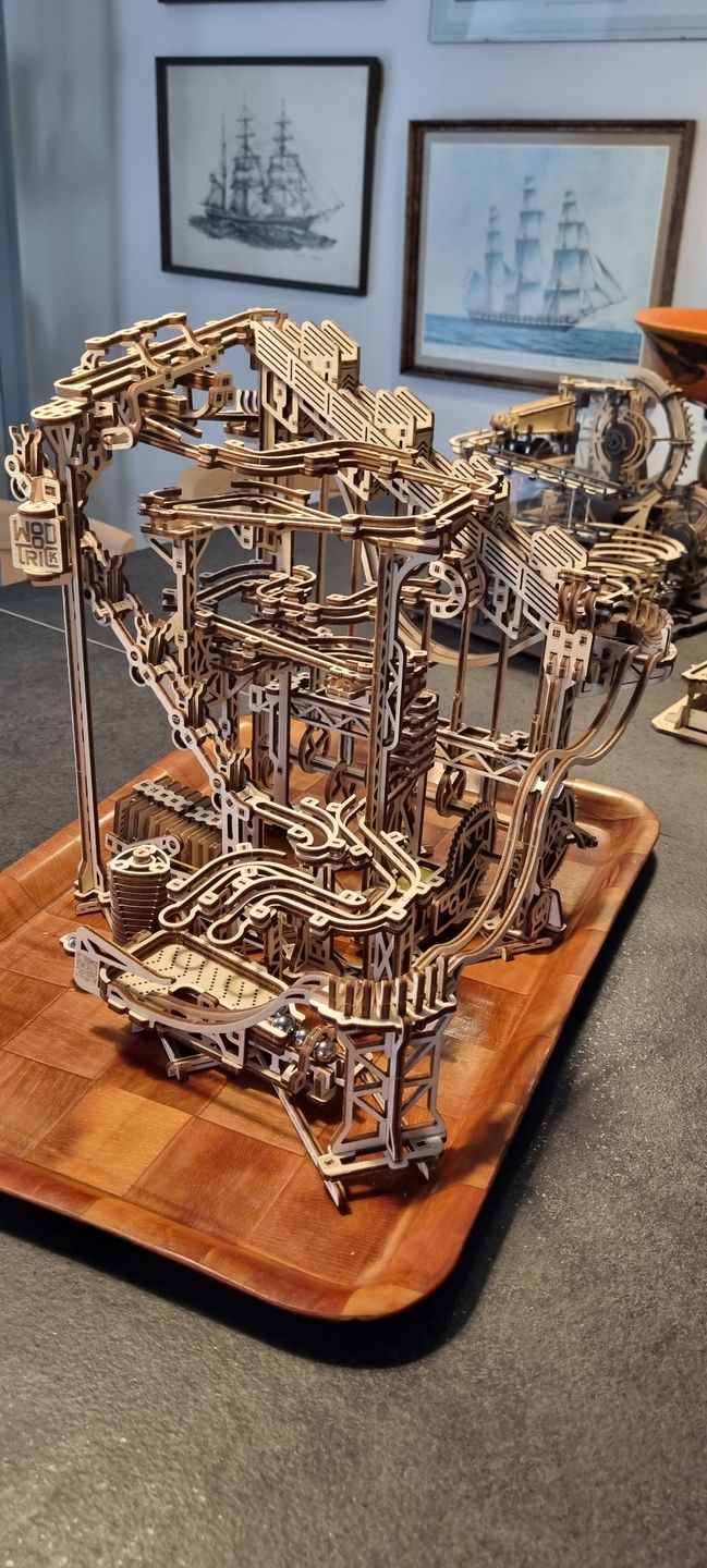 Customer photo review of Spiral Marble Run