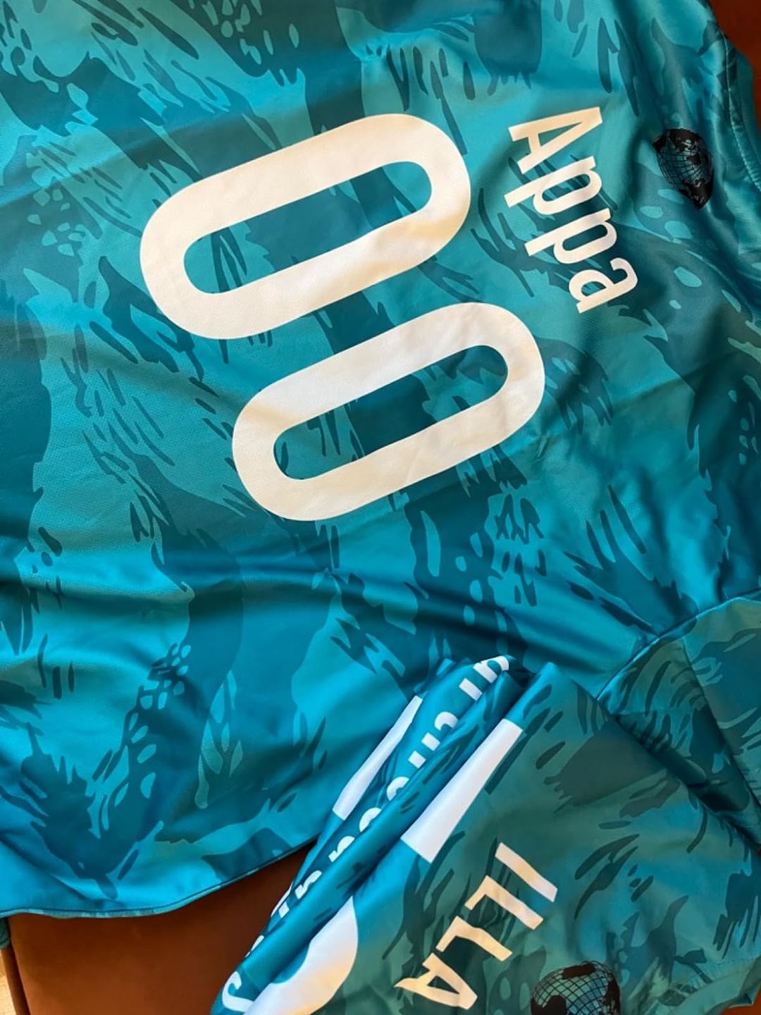 Customer photo review of Custom Soccer Jerseys for Men Women Personalized Soccer Uniforms for Adult and Kid Green