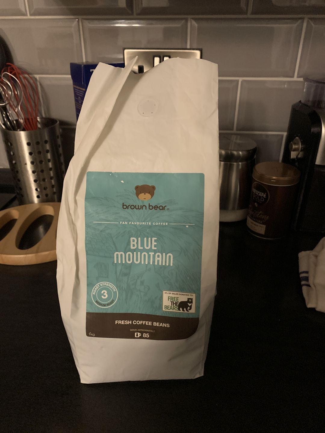 Customer photo review of Medium Roast Coffee, Strength 3 | Blue Mountain