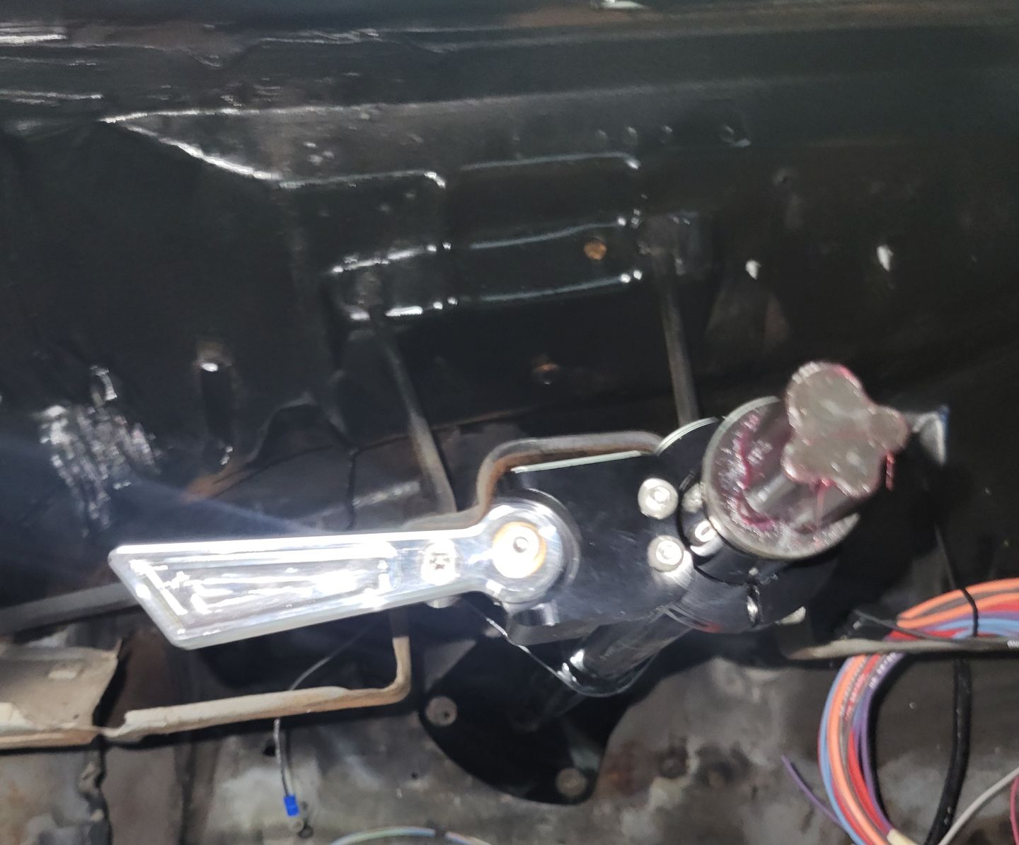 Customer photo review of Motion Raceworks Billet Aftermarket Turn Signal Switch 15-140