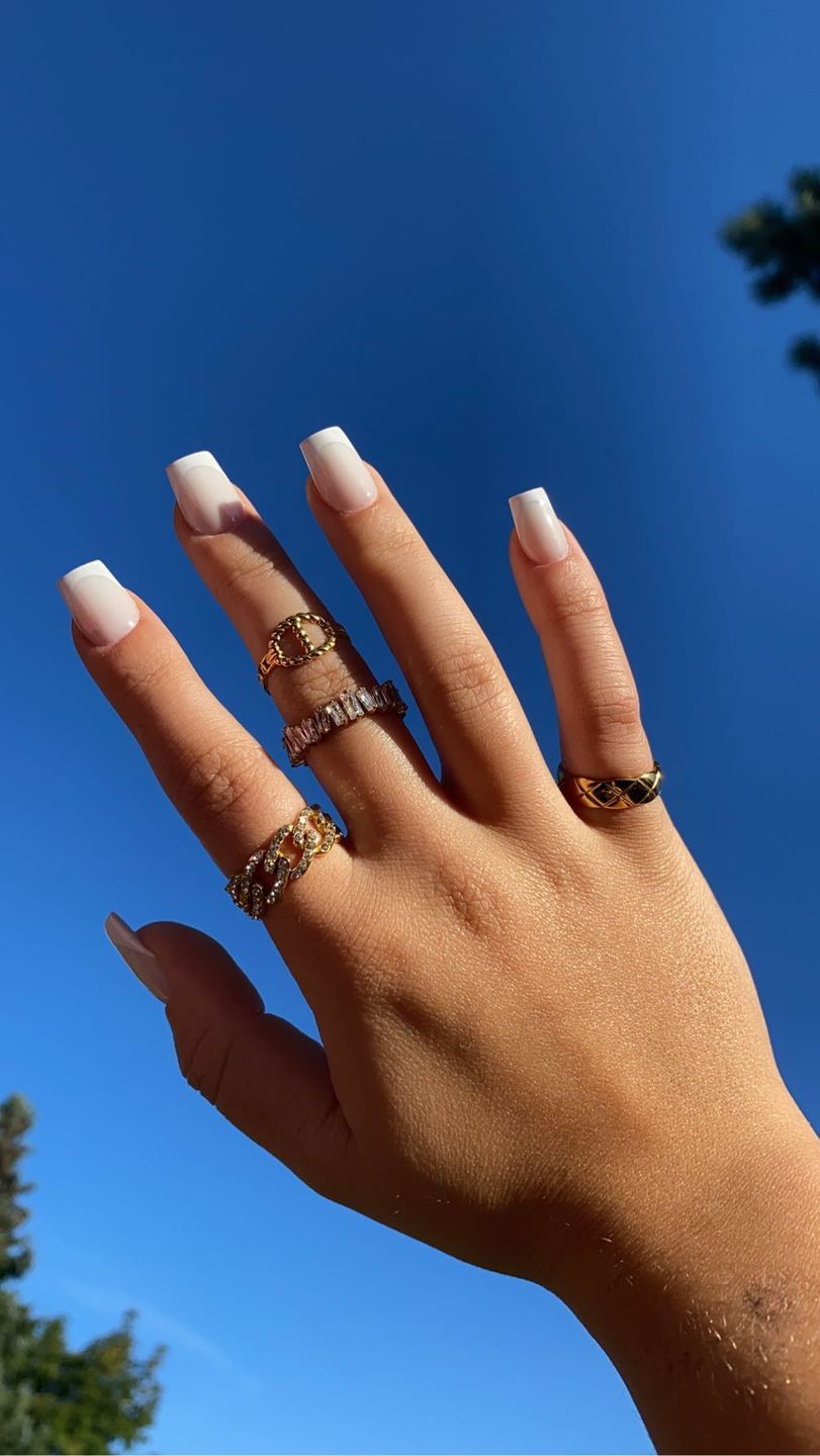 Customer photo review of Cristallo Ring | 18K vergoldet