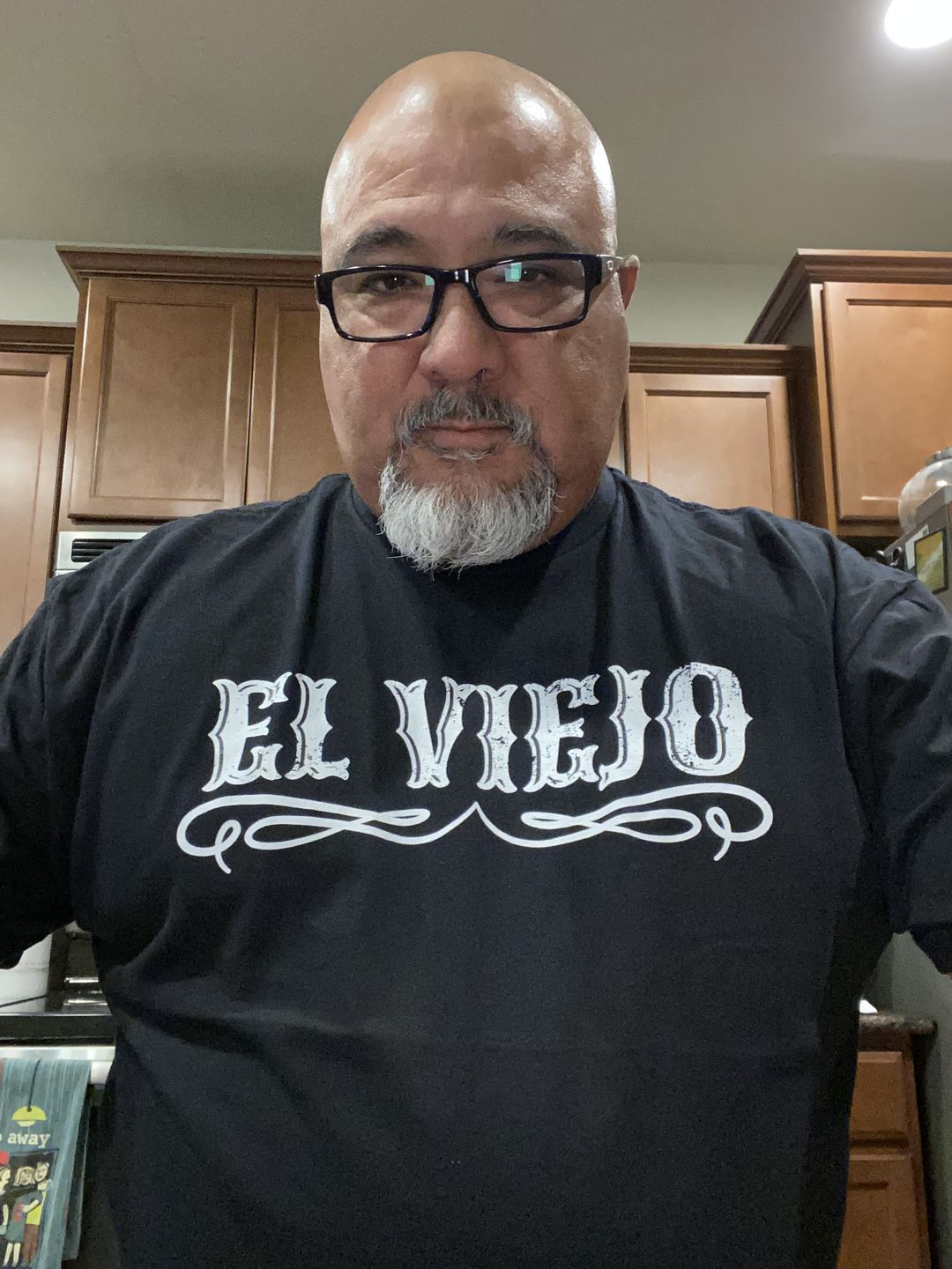 Customer photo review of The Original El Viejo Old School Tee