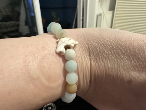 Customer photo review of "Dolphin" tracking bracelet