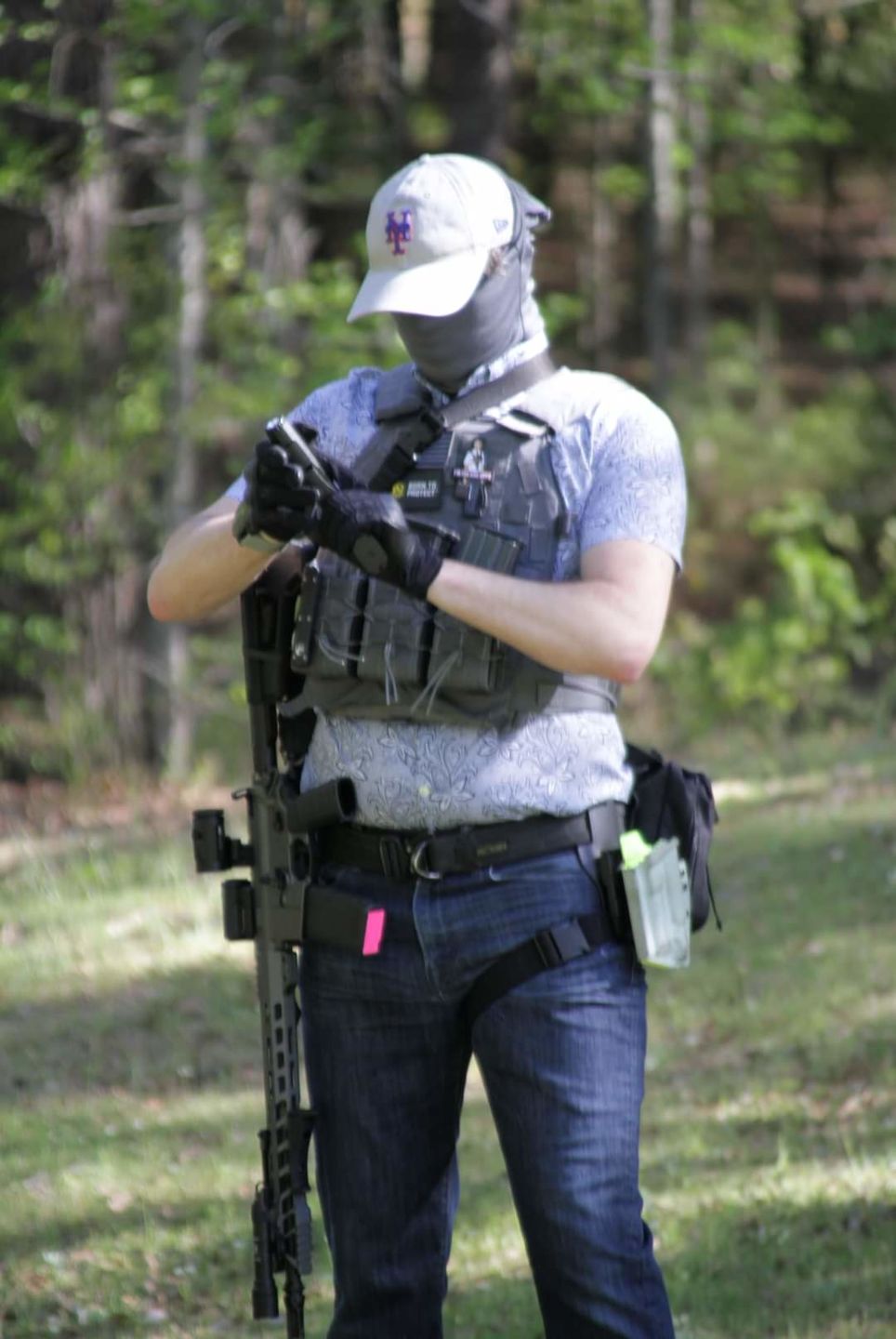 Customer photo review of Falling Down - Morale Patch