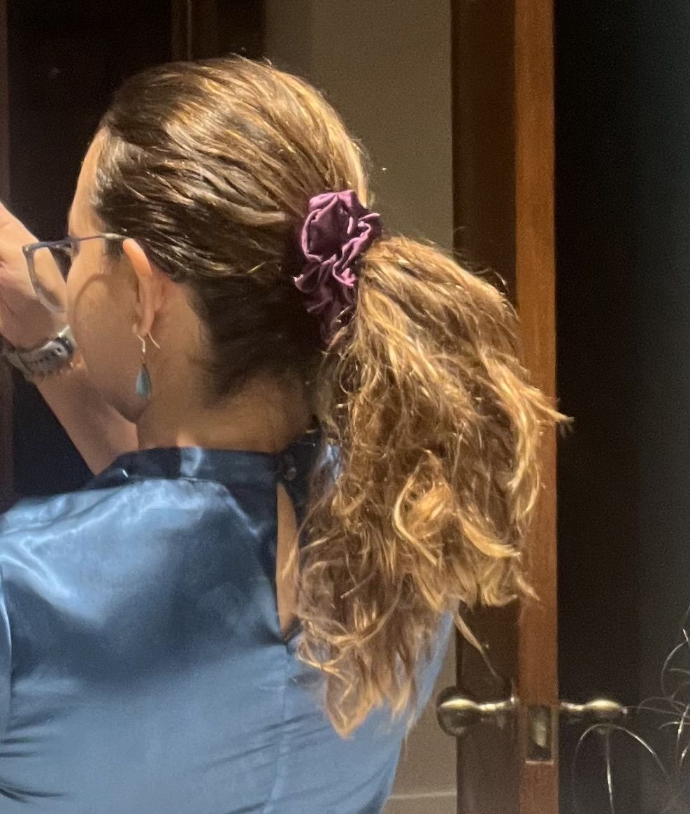 Customer photo review of Scrunchies - Nude Petit