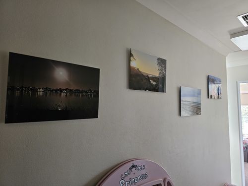 Customer photo review of Set of 3 Acrylic Mounting Panels  - (3) 30 x 45 cm Package Deal