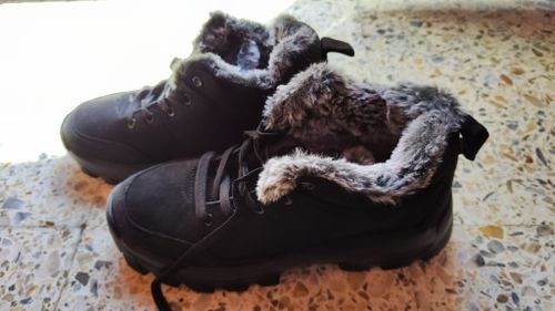 Customer photo review of Calyx Winter Orthoshoes - Comfortable Winter Shoes