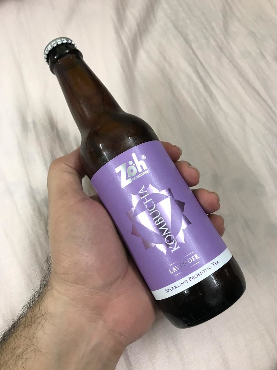Customer photo review of Zoh Probiotics Lavender Kombucha: Sublime Floral Blend for Enhanced Gut Health