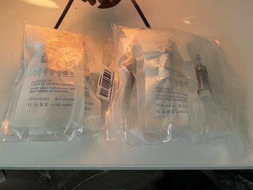 Customer photo review of 16 Pin Replacement Cartridges for M8 PowerDerm 10X