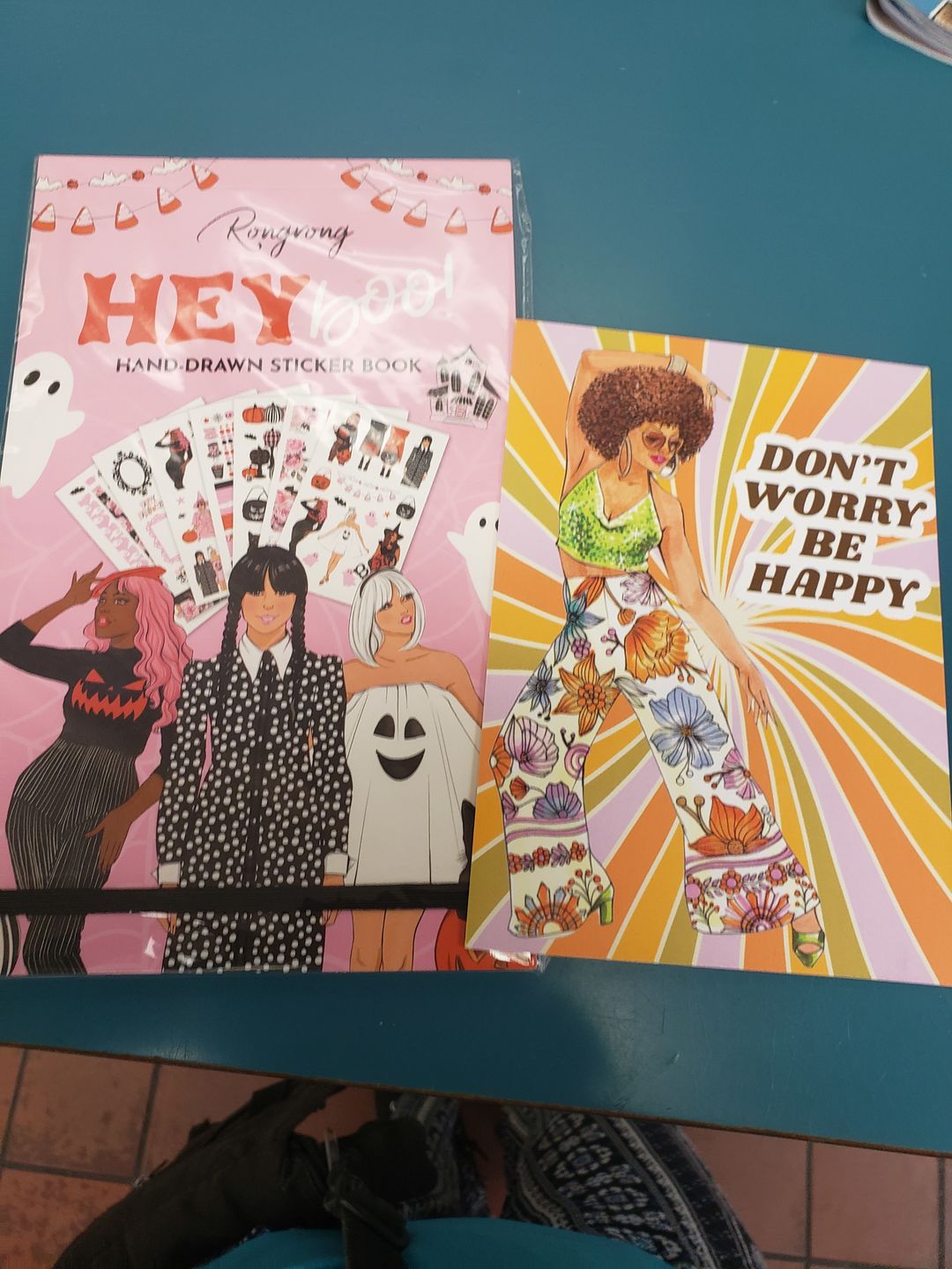 Customer photo review of Hey Boo Halloween Sticker Book