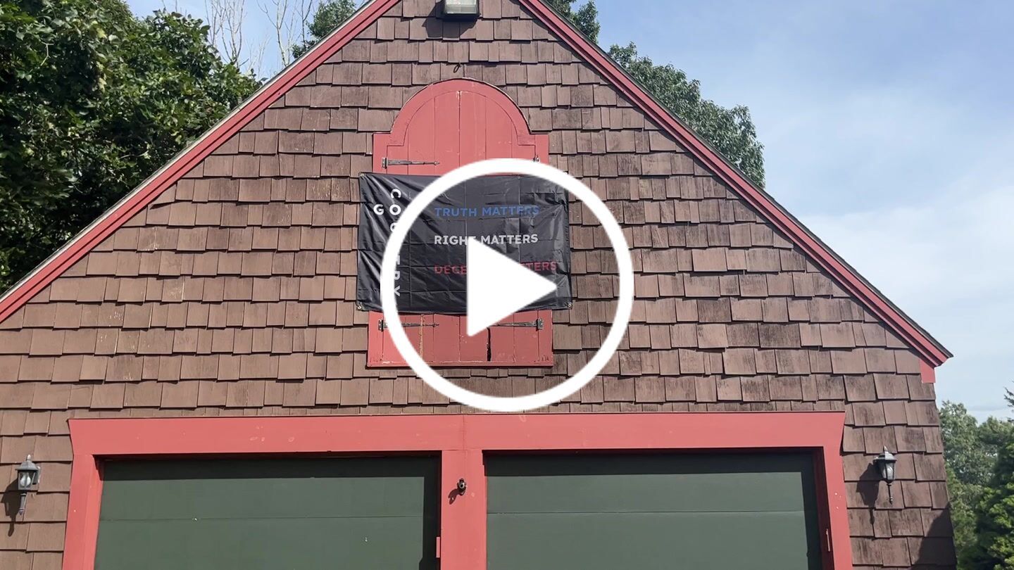 Customer video review of Custom Standard Flags