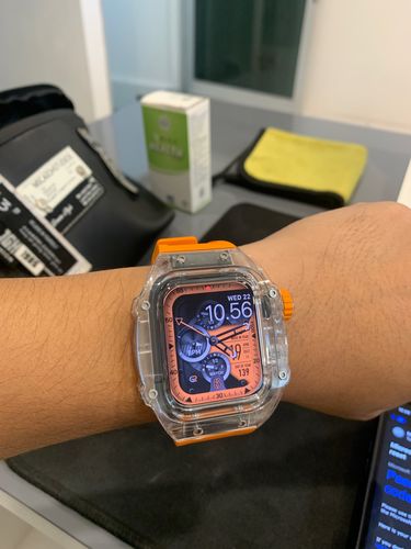 Customer photo review of Shockproof Transparent Case Apple Watchband