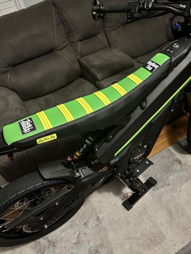 Customer photo review of Custom Seat Cover: Talaria XXX