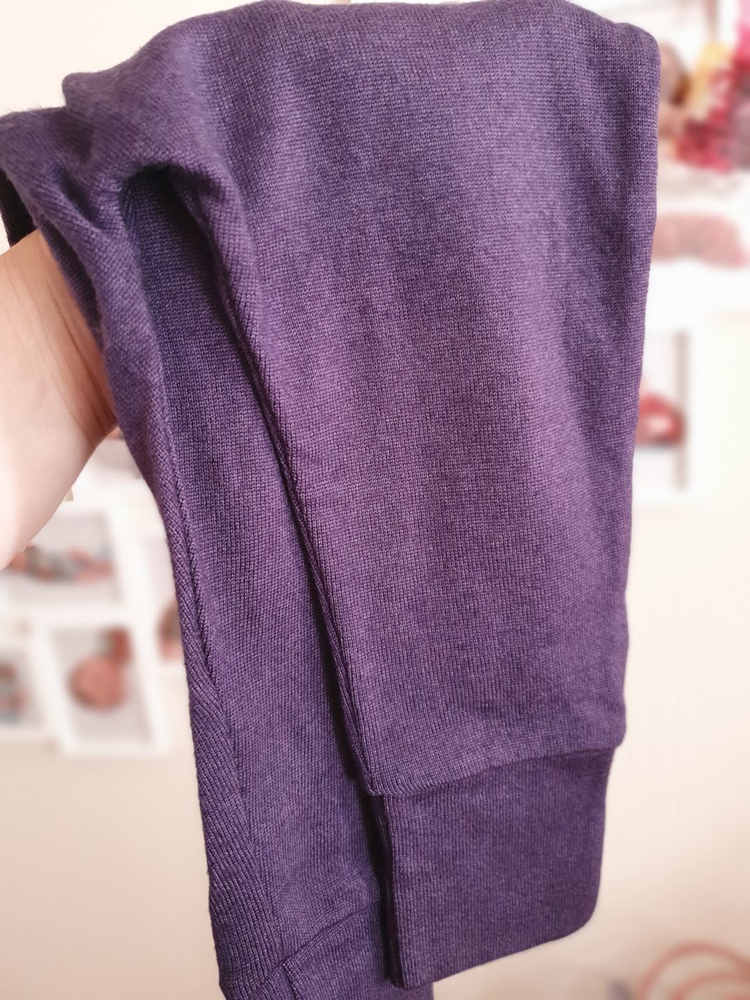 Customer photo review of Hose mit der Falte Kranich meliert