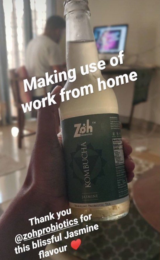 Customer photo review of Zoh Probiotics Jasmine Kombucha: Meditative Probiotic Drink for a Zen-like Experience
