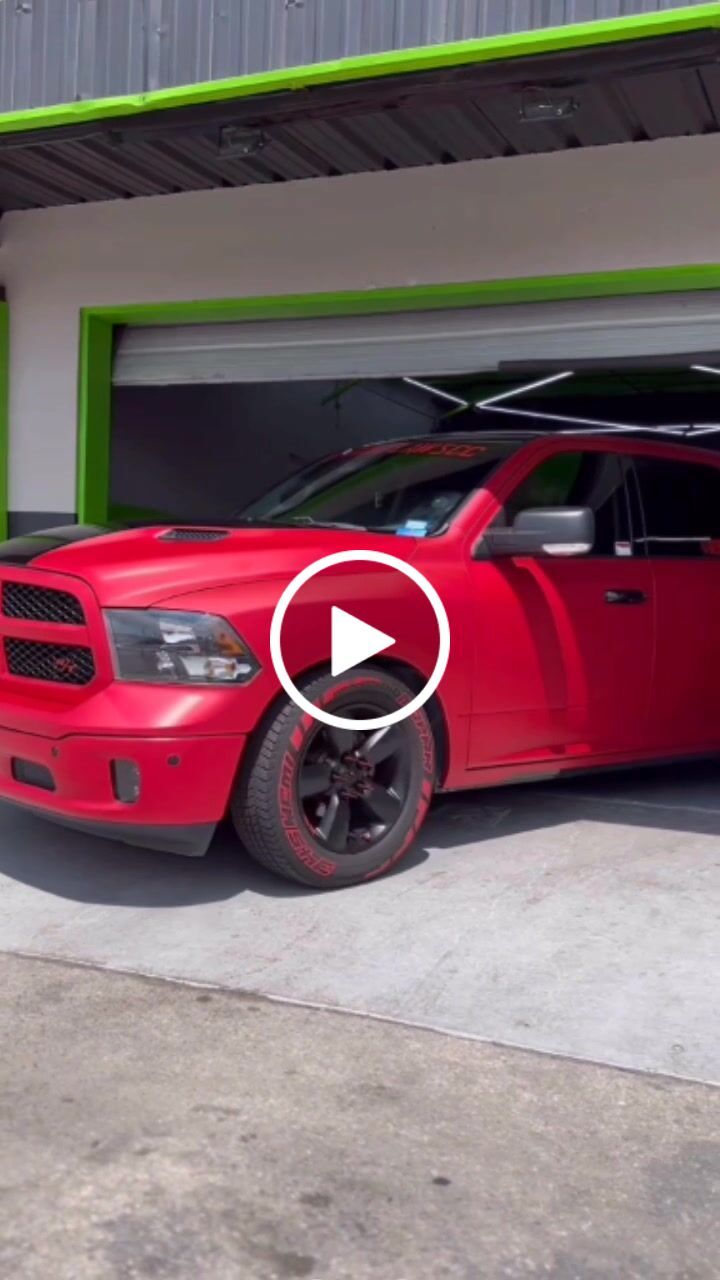 Customer video review of Satin Chrome Prismatic Red Vinyl Wrap
