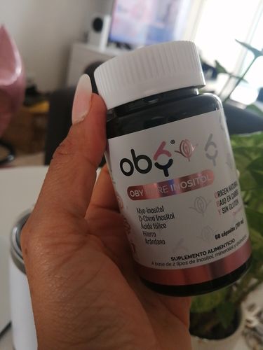 Customer photo review of OBY PURE INOSITOL | Myo Inositol y D-Chiro Inositol, Ácido Fólico, Hierro y Extracto Arándano