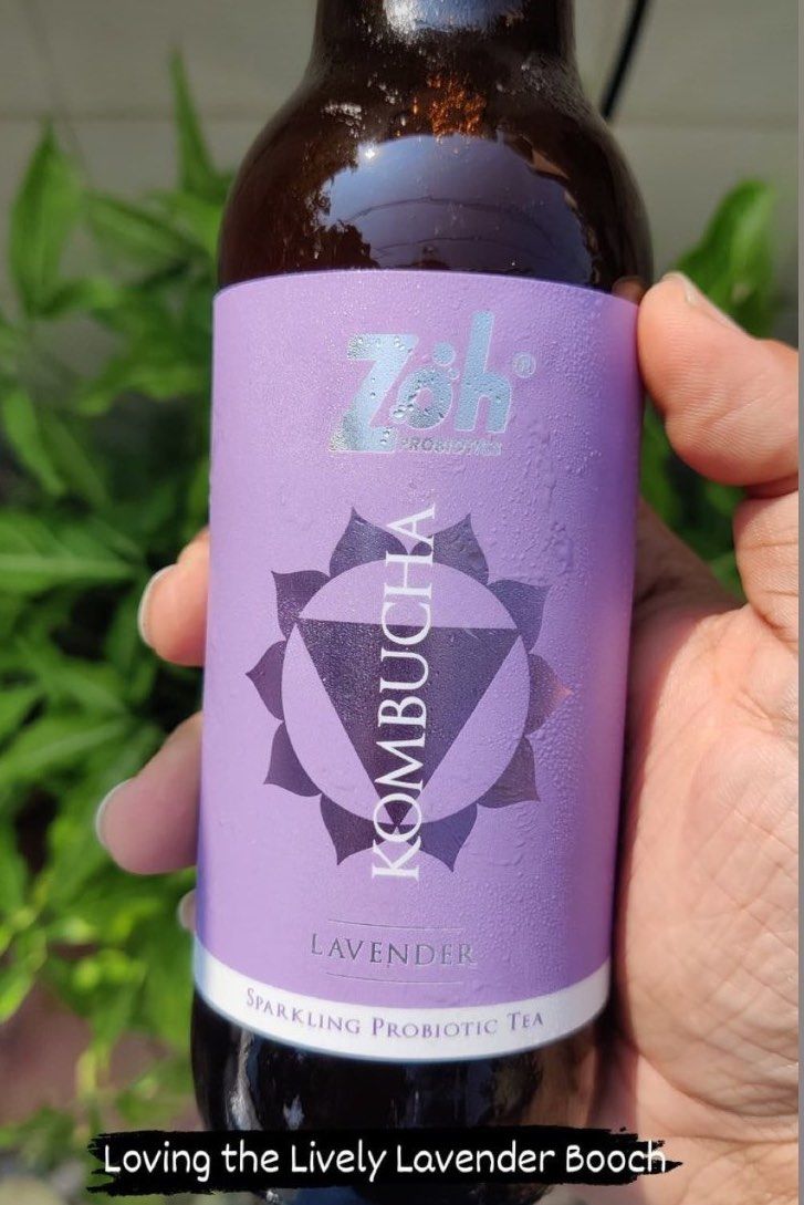 Customer photo review of Zoh Probiotics Lavender Kombucha: Sublime Floral Blend for Enhanced Gut Health