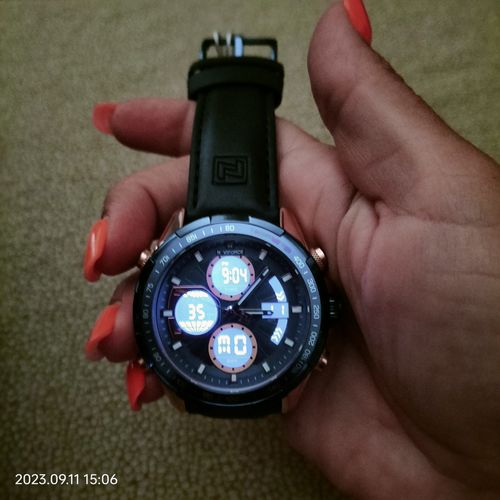 Customer photo review of Naviforce Explorer Oro® orologio uomo cinturino in pelle