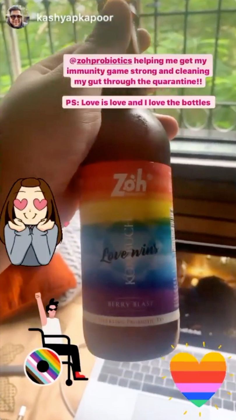 Customer photo review of Zoh Probiotics Lavender Kombucha: Sublime Floral Blend for Enhanced Gut Health