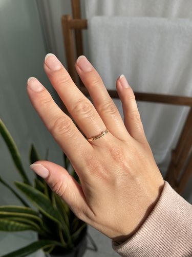Customer photo review of Sapphire Ring - 10 Karat Gold
