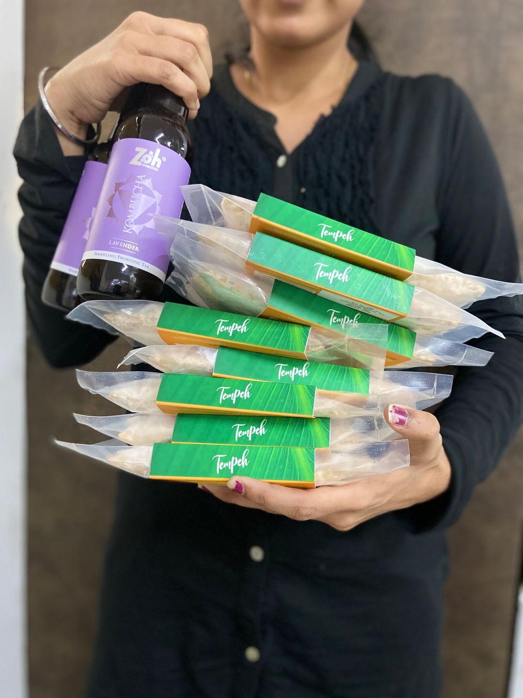 Customer photo review of Zoh Probiotics Lavender Kombucha: Sublime Floral Blend for Enhanced Gut Health