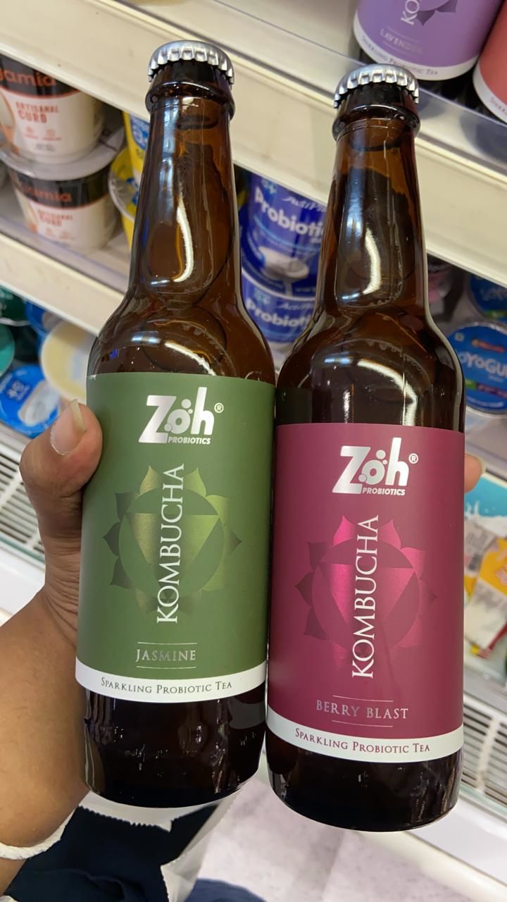 Customer photo review of Zoh Kombucha Sampler Pack - 9 Flavors for a Burst of Probiotic Goodness